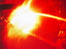 Ein Computerbild zeigt das erste Plasma aus der Experimentieranlage Wendelstein 7-X.